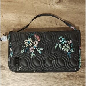 Lug Sleeper XL Quilted Floral Travel Organizer Clutch Wallet Cosmetic Bag